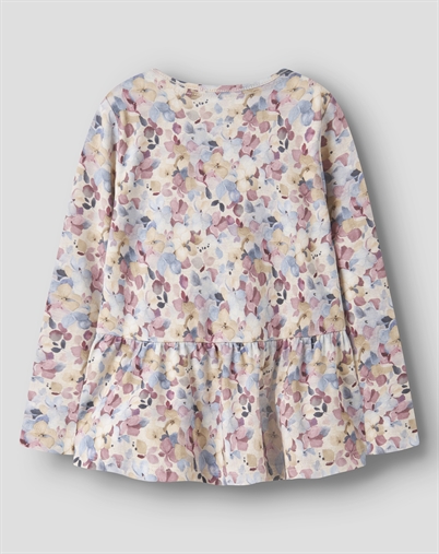 Name It - NMFNadena Langærmet Trøje - Peyote Melange/Lilas 